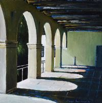ROMAN ARCHES OF TREVISO, NORTHERN ITALY by Sean Lorinyenko at Ross's Online Art Auctions