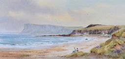 FAIRHEAD, COUNTY ANTRIM by Hamilton Sloan at Ross's Online Art Auctions
