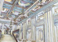 THE GREAT HALL, STORMONT by Anne Anderson at Ross's Online Art Auctions