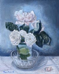 STILL LIFE, ROSES by David Dowling at Ross's Online Art Auctions