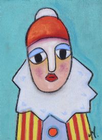 THE CLOWN by Annie Robinson at Ross's Online Art Auctions