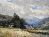 FARM BUILDINGS by George W. Yeats at Ross's Online Art Auctions