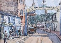 SANDY ROW by John T. Bannon at Ross's Online Art Auctions