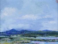 ROLLING HILLS OF DONEGAL by David Gordon Hughes at Ross's Online Art Auctions