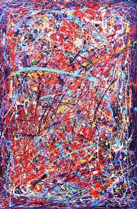 POLLOCK'S CROSSED WIRES by David Wilson at Ross's Online Art Auctions
