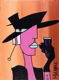 PINK LADY by William Mulhall at Ross's Online Art Auctions