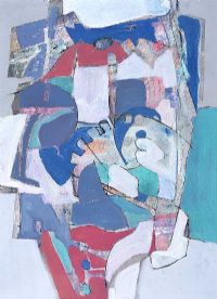 ABSTRACT by Nevill Johnson RUA at Ross's Online Art Auctions