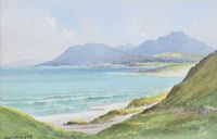 BRAY HEAD, KILLINEY by George W.  Morrison at Ross's Online Art Auctions