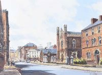 ST MALACHY'S, ALFRED STREET, BELFAST by Colin Gibson at Ross's Online Art Auctions