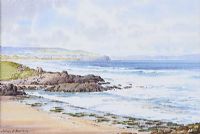 THE LITTLE STRAND, PORTSTEWART by Aylmer E. Armstrong UWS at Ross's Online Art Auctions