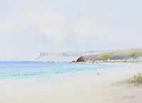 BEACH, BALLYCASTLE by Robert T.  Cochrane at Ross's Online Art Auctions
