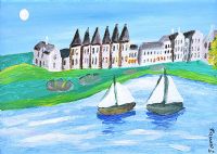 LOUGH ERNE GOLF RESORT by John Ormsby at Ross's Online Art Auctions