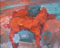 RED DOG by David Johnston at Ross's Online Art Auctions