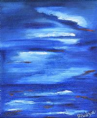 WHERE THE SKY MEETS THE SEA by Hayley Huckson at Ross's Online Art Auctions