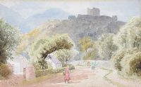 DUNDRUM CASTLE, NEWCASTLE 1925 by Joseph William Carey RUA at Ross's Online Art Auctions