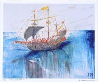 SAILING FROM RATHMULLAN by J.B. Vallely at Ross's Online Art Auctions