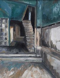 THE STAIRCASE by Fleur Jackson at Ross's Online Art Auctions