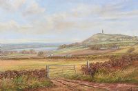 SCRABO TOWER, COUNTY DOWN by Vittorio Cirefice at Ross's Online Art Auctions