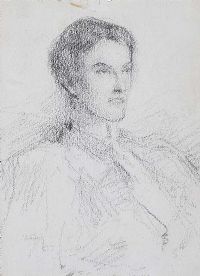 SEATED LADY by John Butler Yeats RHA at Ross's Online Art Auctions