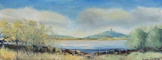 ACROSS STRANGFORD TO SCRABO TOWER by Norman J. McCaig at Ross's Online Art Auctions