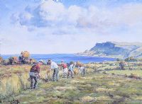 HARVEST TIME by Charles McAuley at Ross's Online Art Auctions
