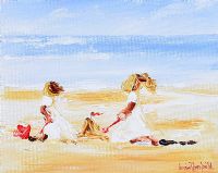 SANDCASTLES by Louise Mansfield at Ross's Online Art Auctions