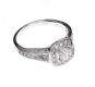 18CT WHITE GOLD DIAMOND CLUSTER RING at Ross's Online Art Auctions