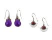SELECTION OF GEM-SET SILVER JEWELLERY at Ross's Online Art Auctions