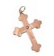9CT ROSE-GOLD CROSS at Ross's Online Art Auctions