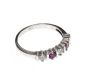 14CT WHITE GOLD RUBY AND DIAMOND RING at Ross's Online Art Auctions