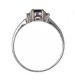 14CT WHITE GOLD AMETHYST AND DIAMOND RING at Ross's Online Art Auctions