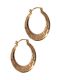 TWO PAIRS 9CT GOLD HOOP EARRINGS at Ross's Online Art Auctions