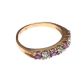 TWO 9CT GOLD AND ONE 18CT GOLD GEM-SET RINGS at Ross's Online Art Auctions
