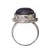 STERLING SILVER RING SET WITH AMETHYST at Ross's Online Art Auctions