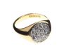 18CT GOLD DIAMOND SIGNET RING at Ross's Online Art Auctions