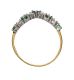 18CT GOLD EMERALD AND DIAMOND WISHBONE RING at Ross's Online Art Auctions