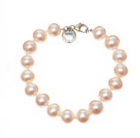 TIFFANY & CO. PEARL AND STERLING SILVER BRACELET WITH BOX at Ross's Online Art Auctions