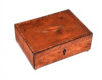 ANTIQUE MAHOGANY JEWELLERY BOX at Ross's Online Art Auctions