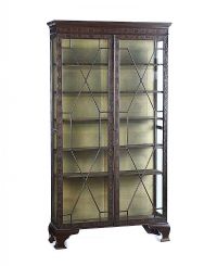 GLAZED TWO DOOR BOOKCASE at Ross's Online Art Auctions