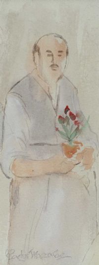THE GARDENER by Gladys Maccabe HRUA at Ross's Online Art Auctions