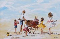 STOPPING FOR ICE CREAM by Lorna Millar at Ross's Online Art Auctions