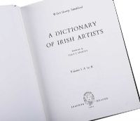 A DICTIONARY OF IRISH ARTISTS by Walter George Strickland at Ross's Online Art Auctions