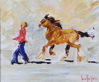 TRAINING TIME by Louise Mansfield at Ross's Online Art Auctions
