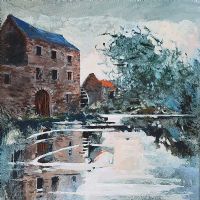 MONAGHAN MILL by Lawson Burch RUA at Ross's Online Art Auctions