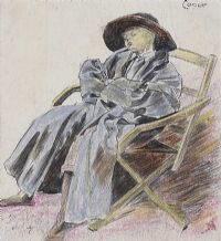 TAKING A NAP by William Conor RHA RUA at Ross's Online Art Auctions