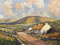 IN THE ROSSES, COUNTY DONEGAL by William Henry Burns at Ross's Online Art Auctions