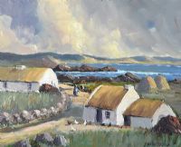 NEAR KINCASSLAGH, DONEGAL by Frank McKeown at Ross's Online Art Auctions