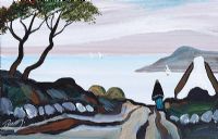 ANTRIM BAY VIEW by J.P. Rooney at Ross's Online Art Auctions