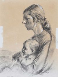MOTHER & CHILD by Thomas Ryan PPRHA at Ross's Online Art Auctions