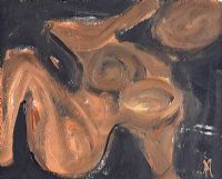 RECLINING NUDE I by Hugh McIlfatrick at Ross's Online Art Auctions